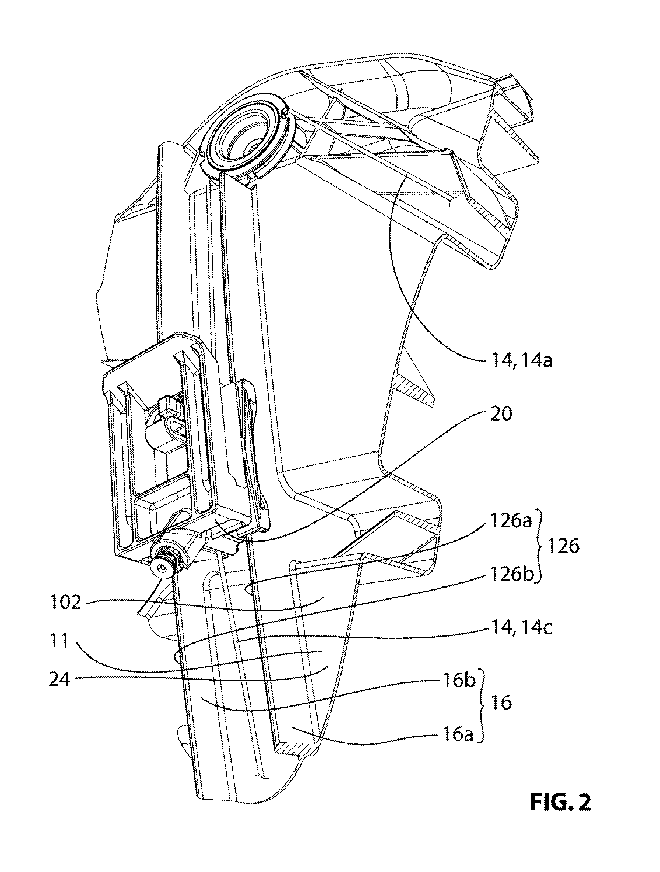 Window regulator assembly for a vehicle