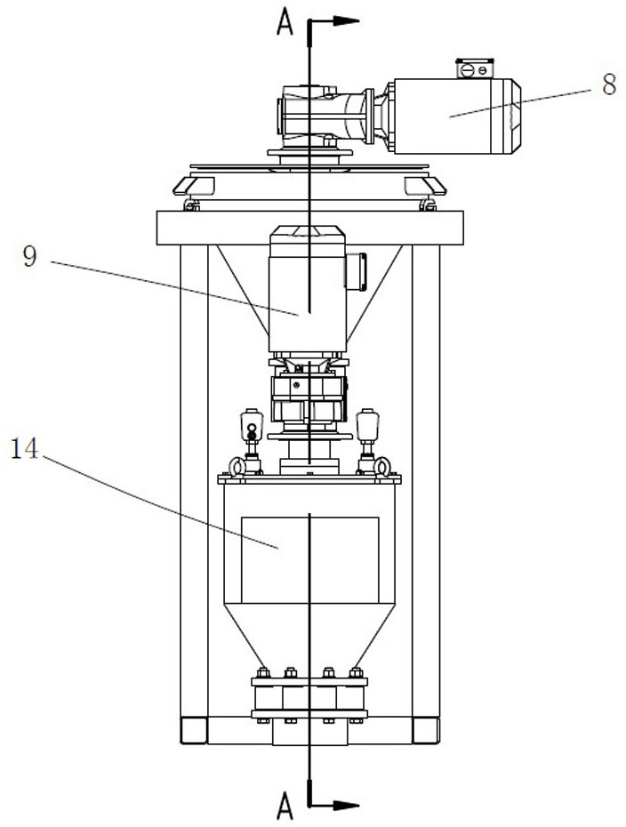 An integrated sand mixer and sand mixing method