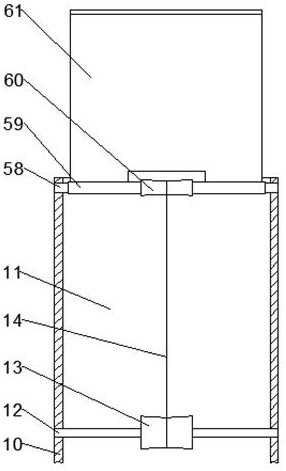 Square sprinkling irrigation device capable of automatically stretching and adding pesticide