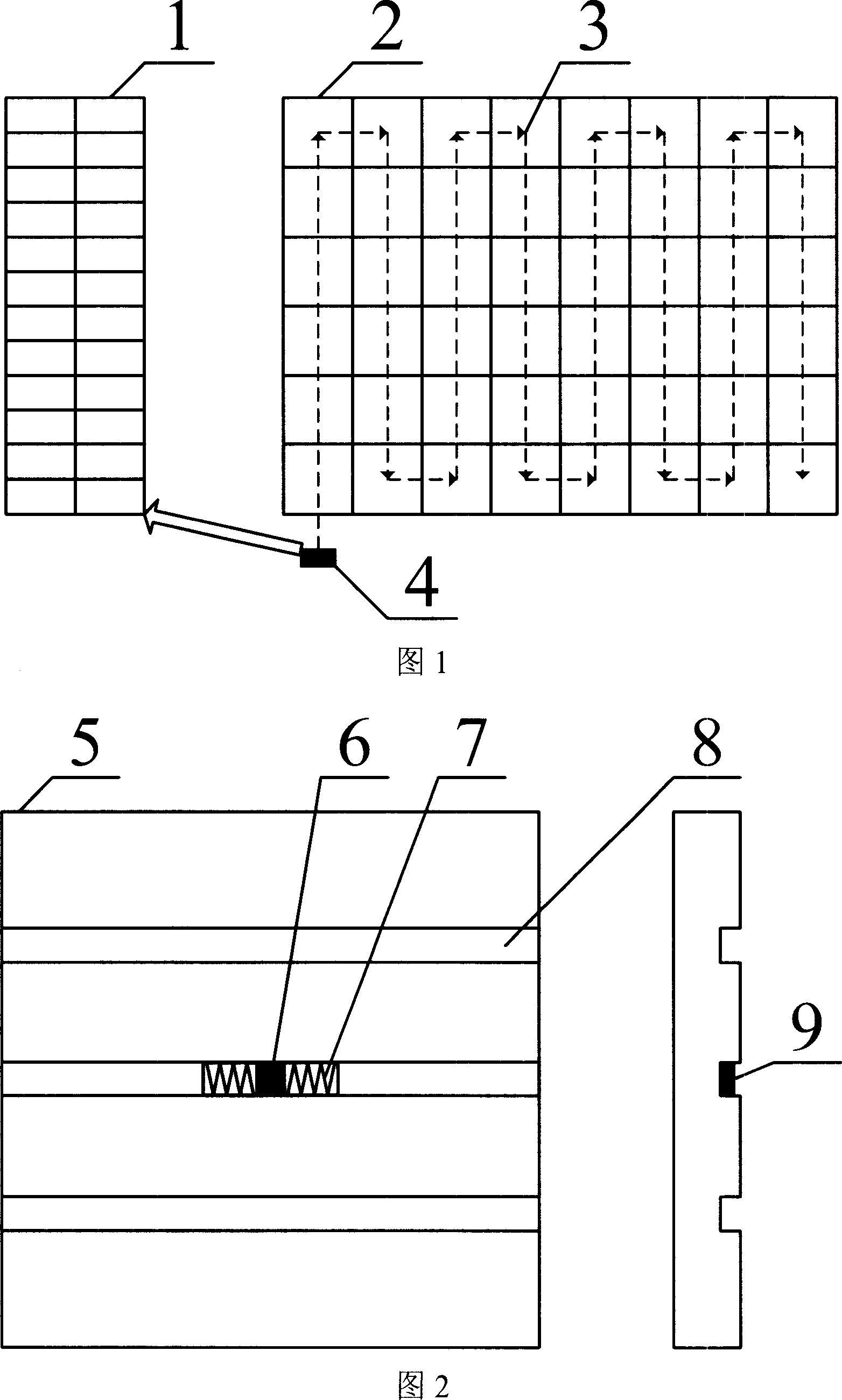 Floor for geographical positioning in limited space and using method