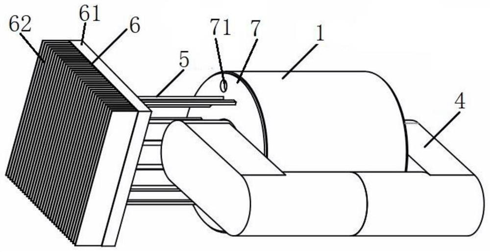 High-capacity high-frequency transformer heat dissipation system with embedded ceramic heat pipes