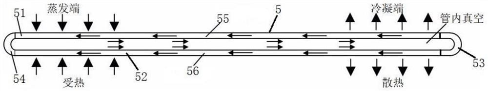 High-capacity high-frequency transformer heat dissipation system with embedded ceramic heat pipes