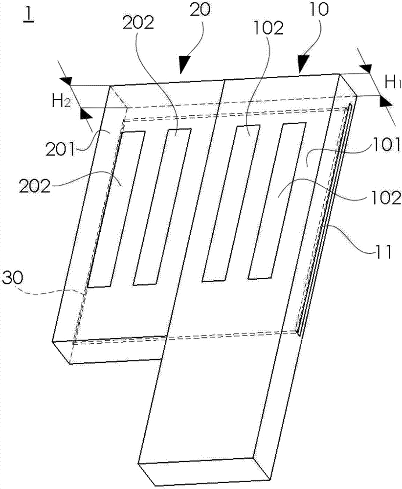 A usb folding connector