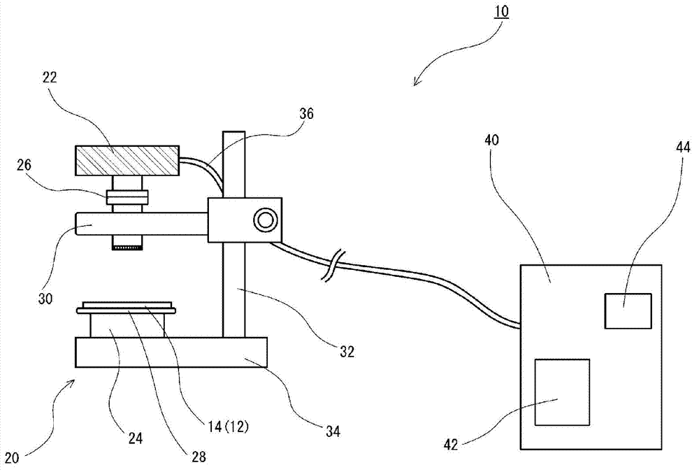 Imaging device, method for processing images captured by said imaging device, and image capture system