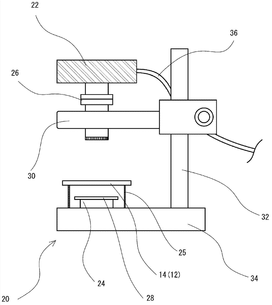 Imaging device, method for processing images captured by said imaging device, and image capture system