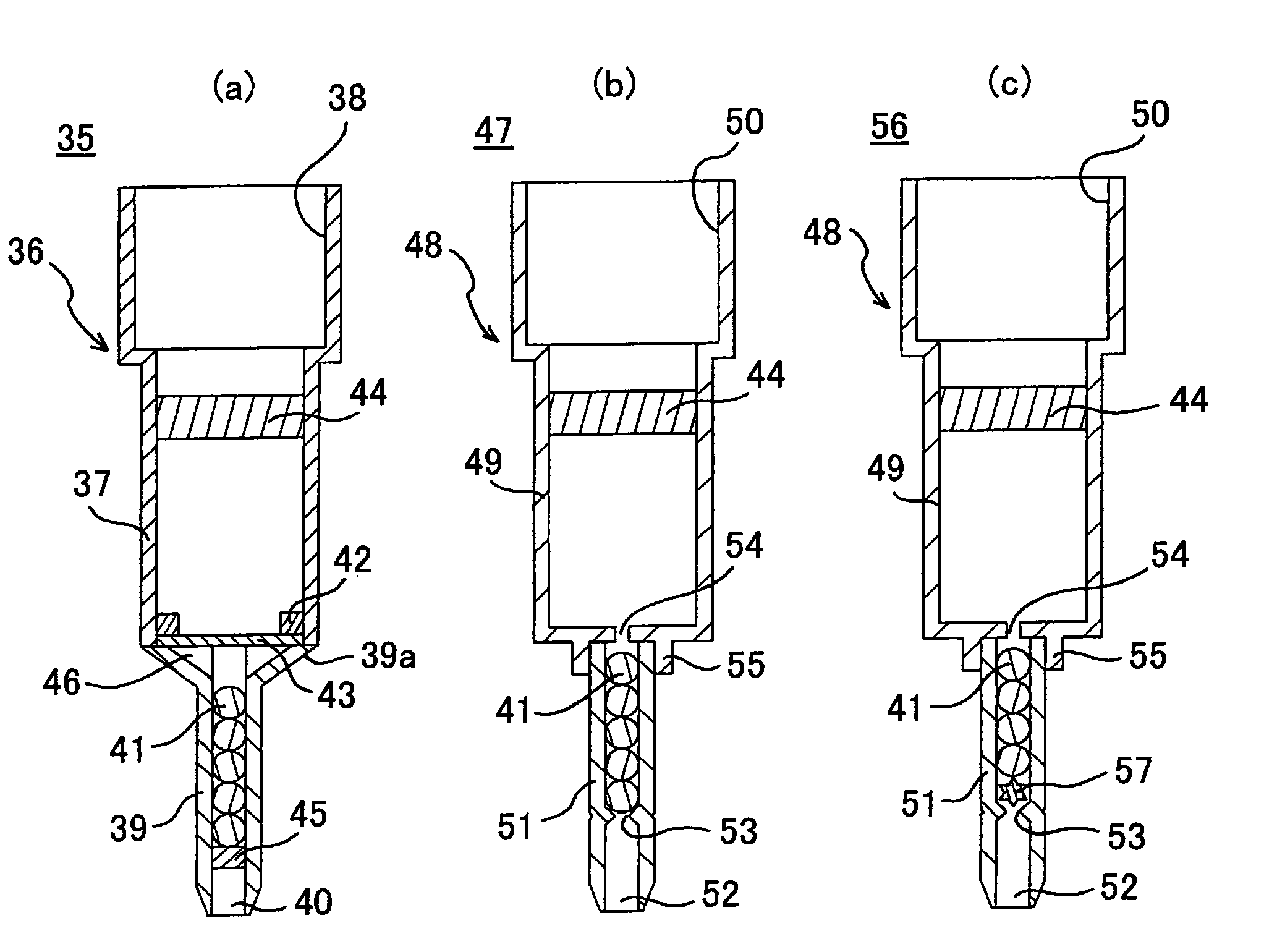 Biological material fixed carrier enclosing tip, biological material fixed carrier treatment apparatus, and treatment method thereof