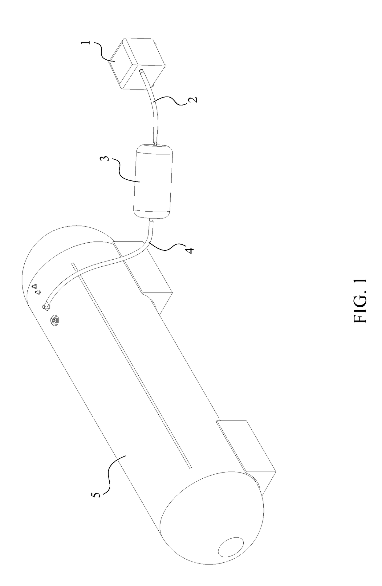 System for cooling a hyperbaric chamber