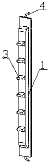 Air energy heat pump evaporator structure