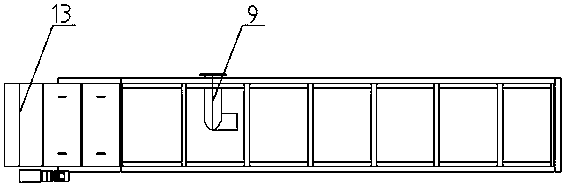 Scraping plate chain type precipitation filter