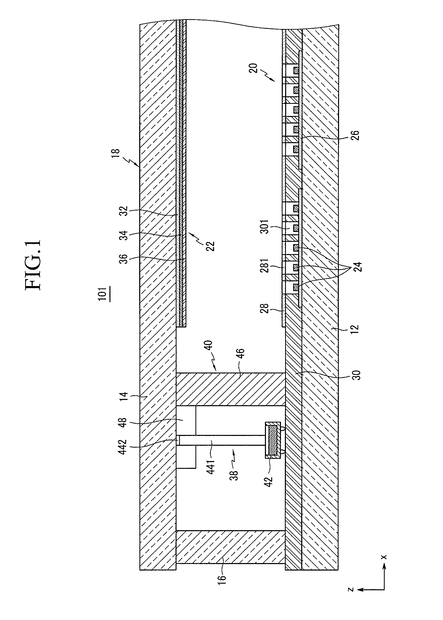 Light emission device and display device using the light emission device as a light source