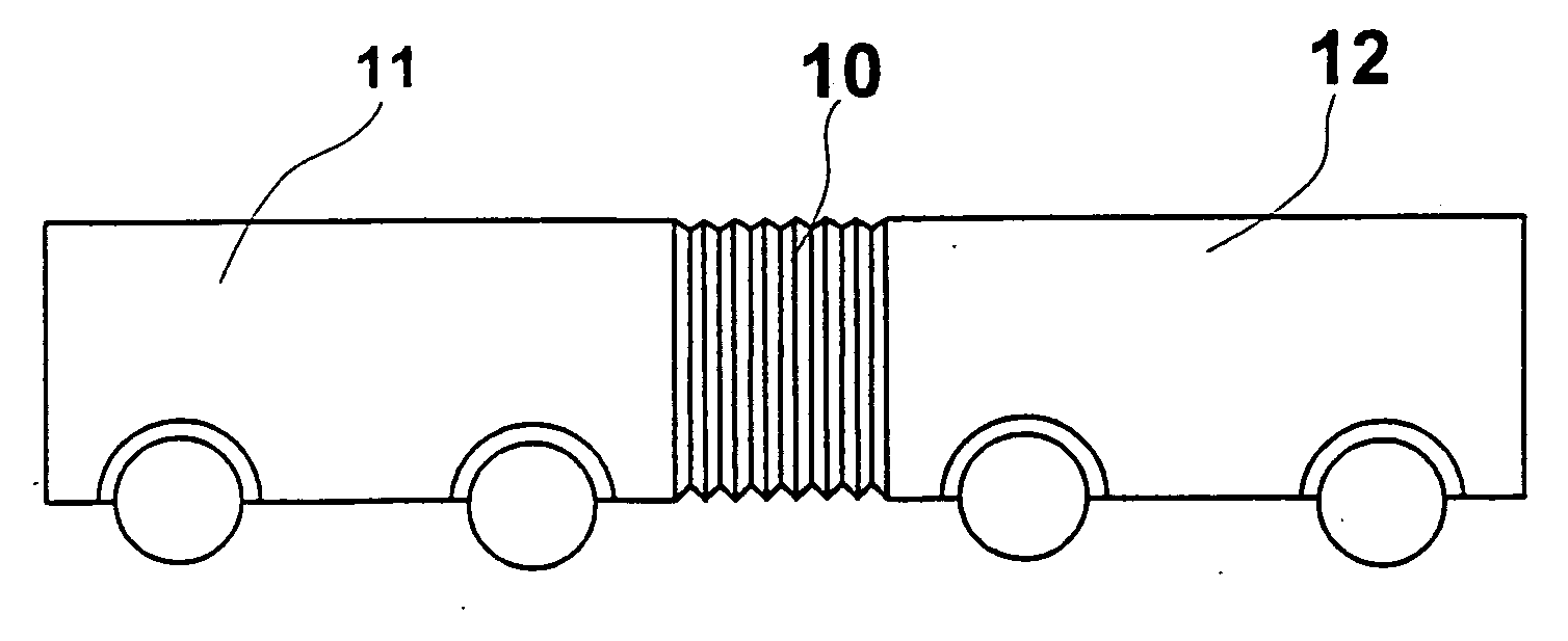 Fabric layer of a bellows