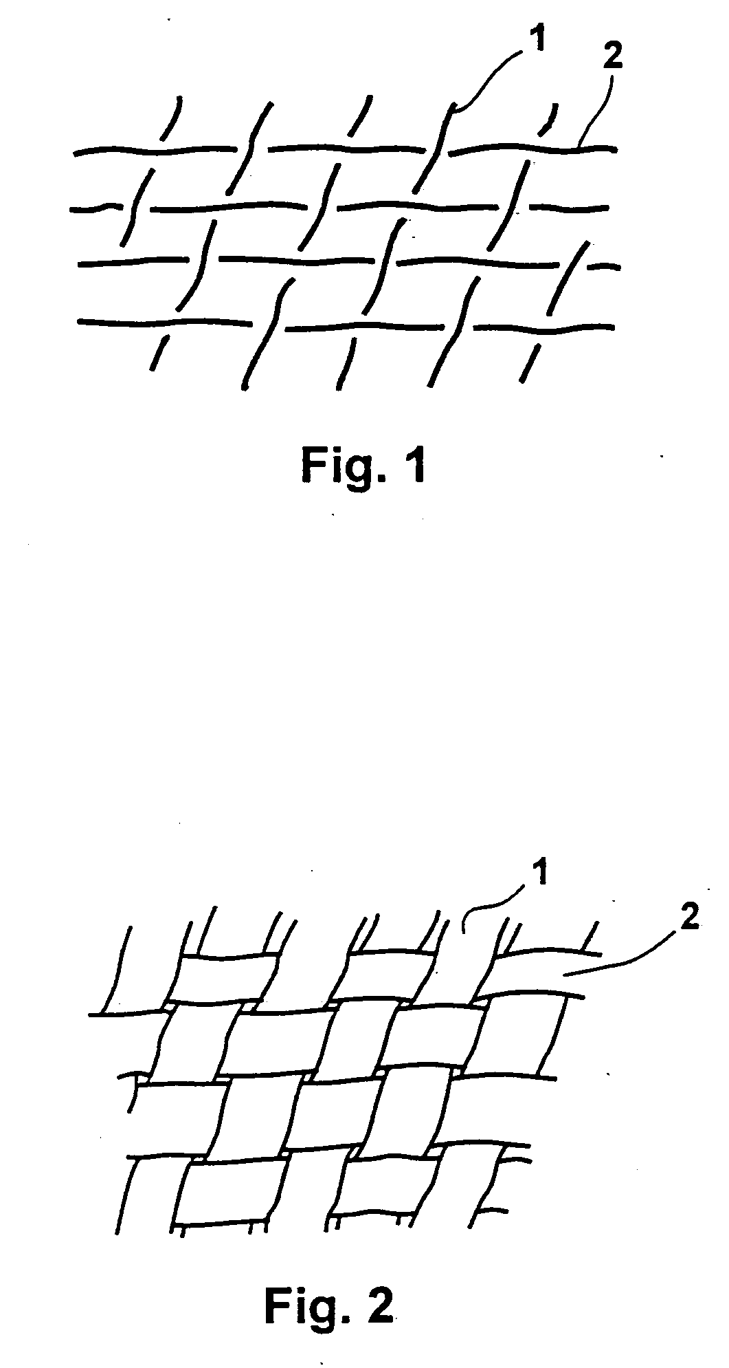 Fabric layer of a bellows