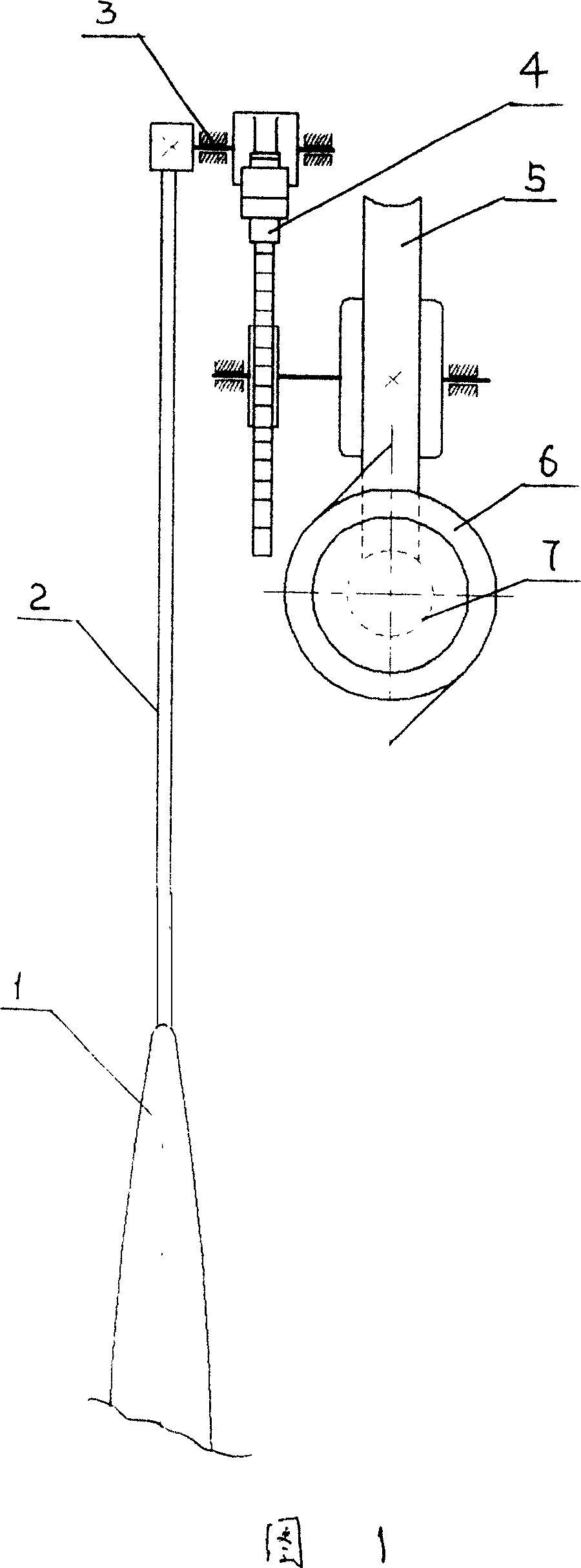 Clock pendulum driving device with improved structure