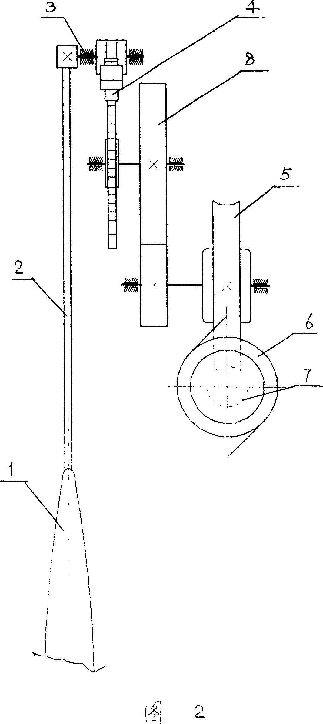 Clock pendulum driving device with improved structure