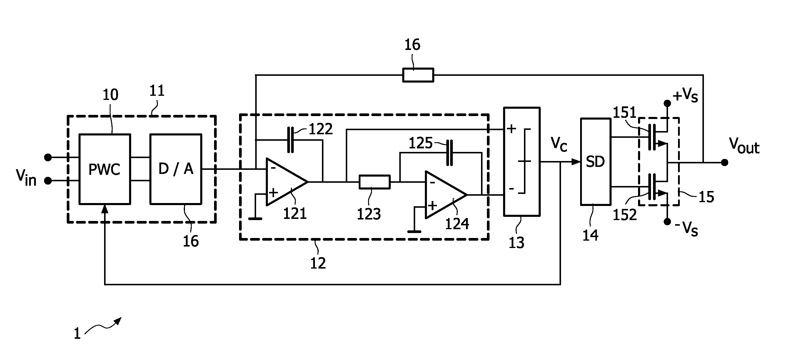 Class d audio amplifier