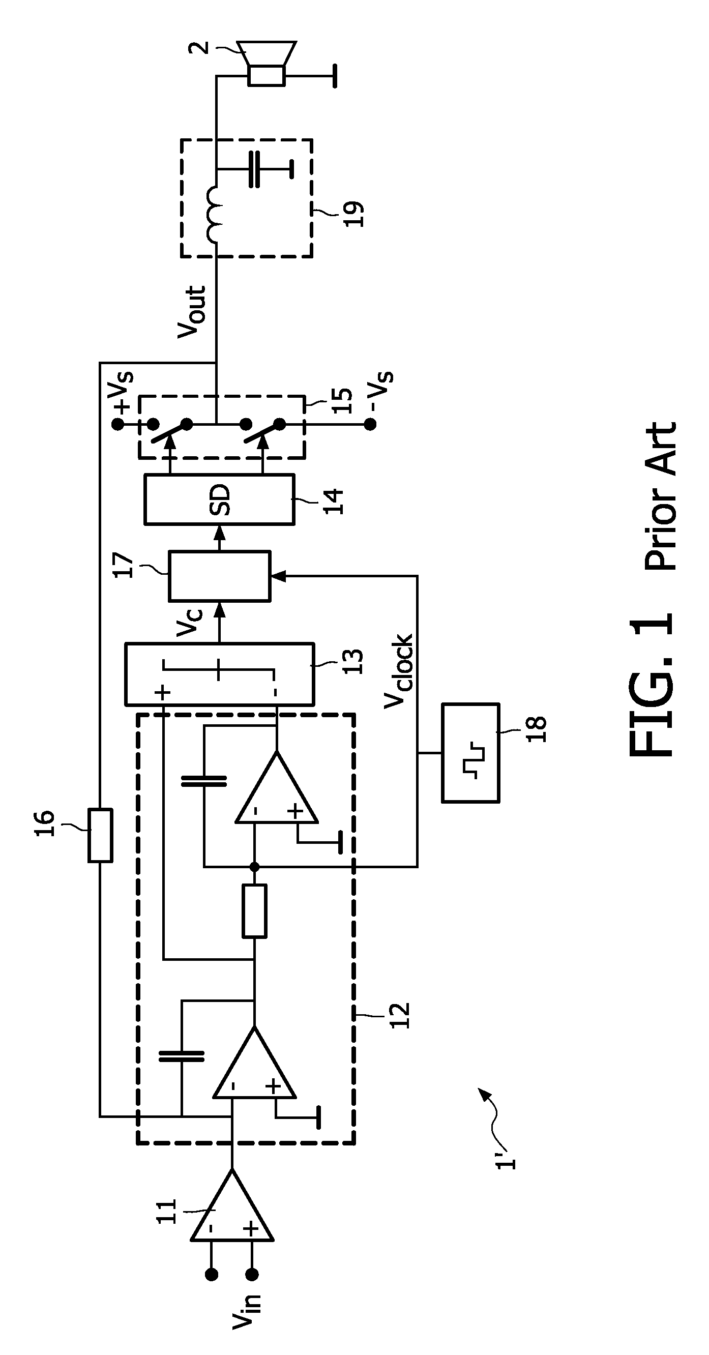 Class d audio amplifier