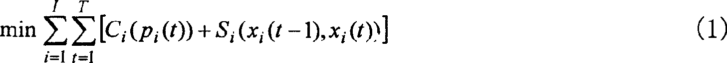 Sequency updating method for supbroblem of production system management based on L'S relaxation