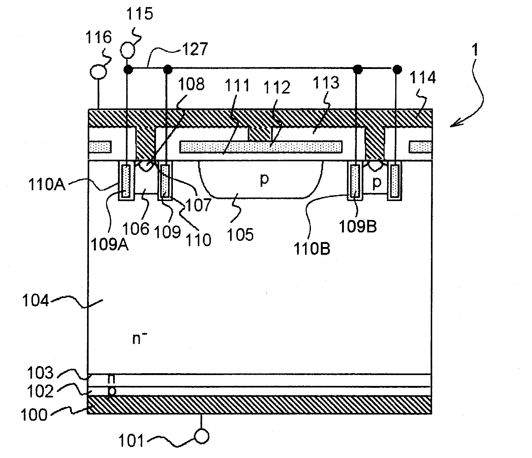 Semiconductor device and electric power conversion device using same