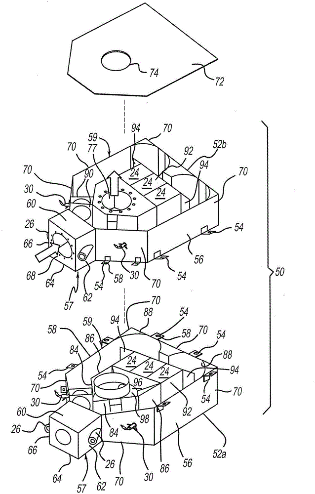 Modular exhaust treatment system