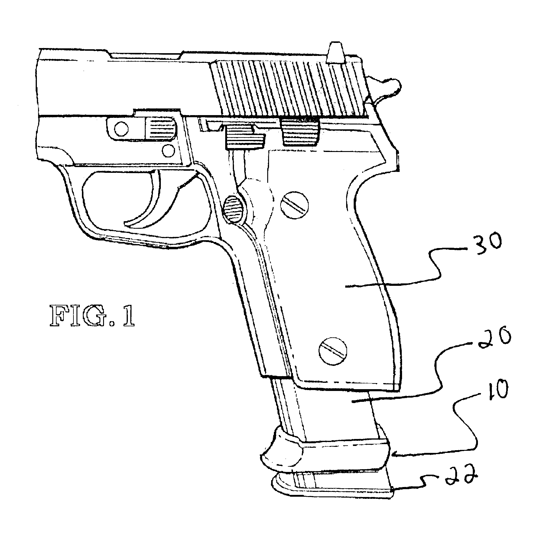 Grip extender for handgun