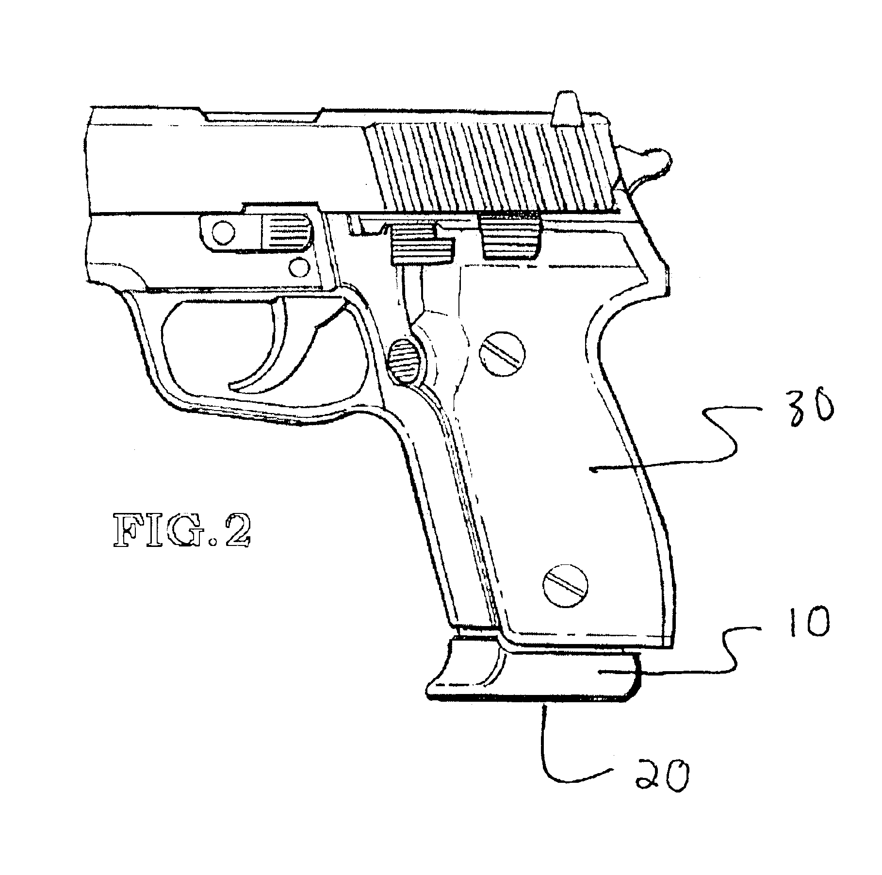 Grip extender for handgun