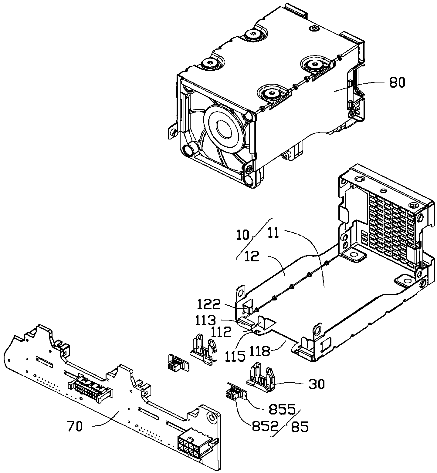Connector fixation device