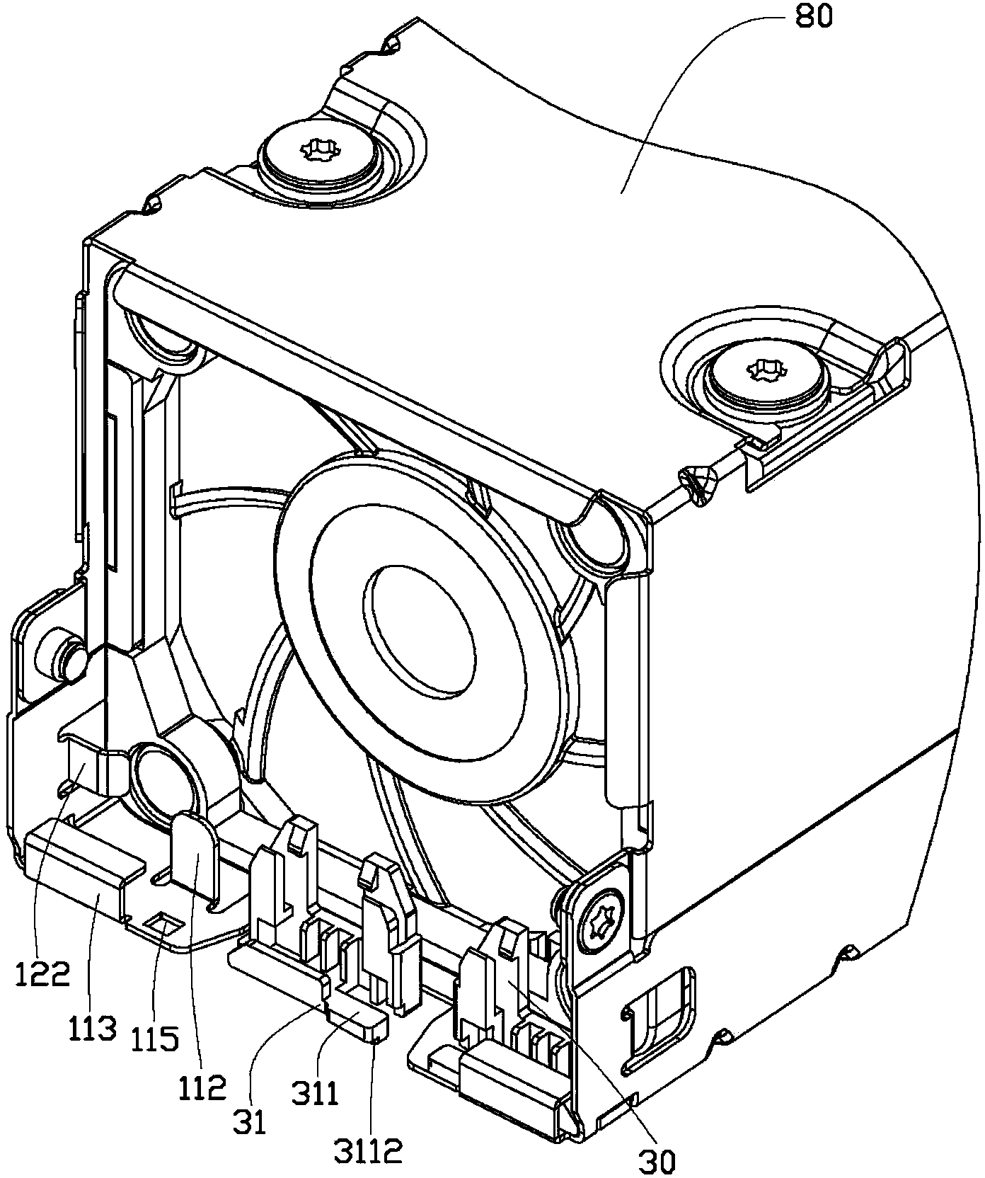 Connector fixation device