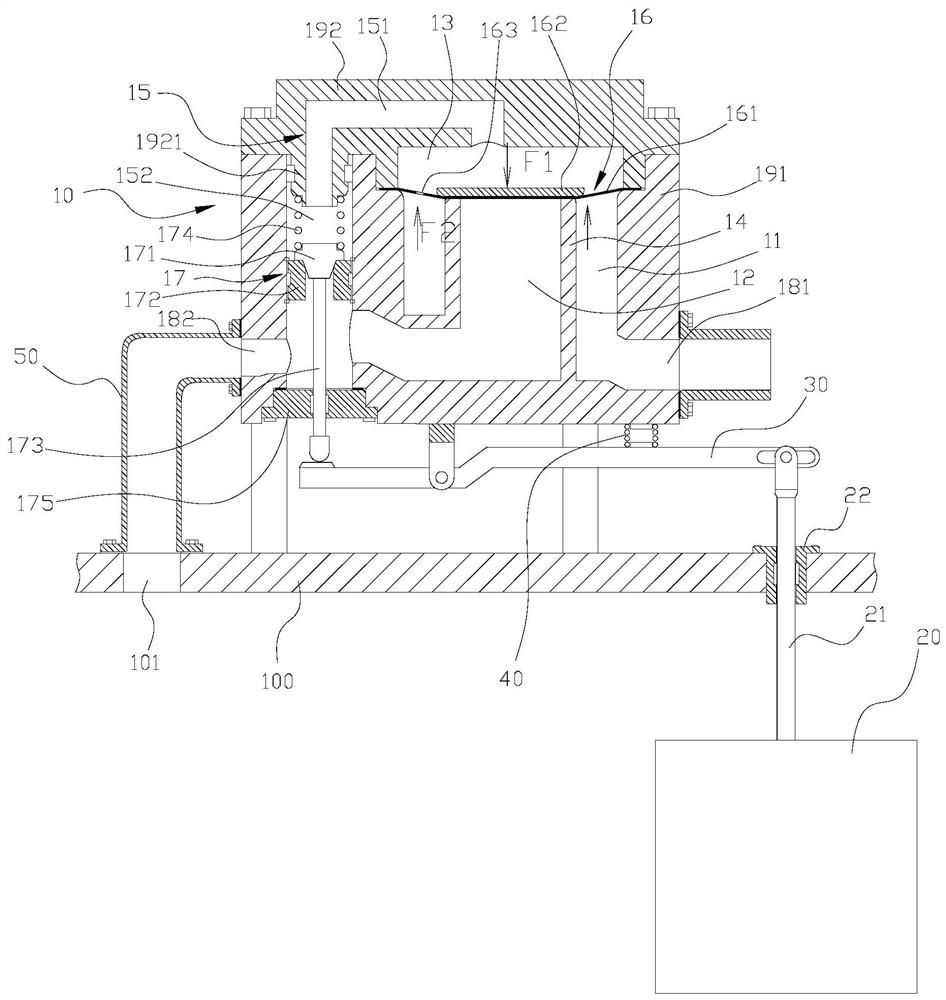 Ball floating valve device and water tank device