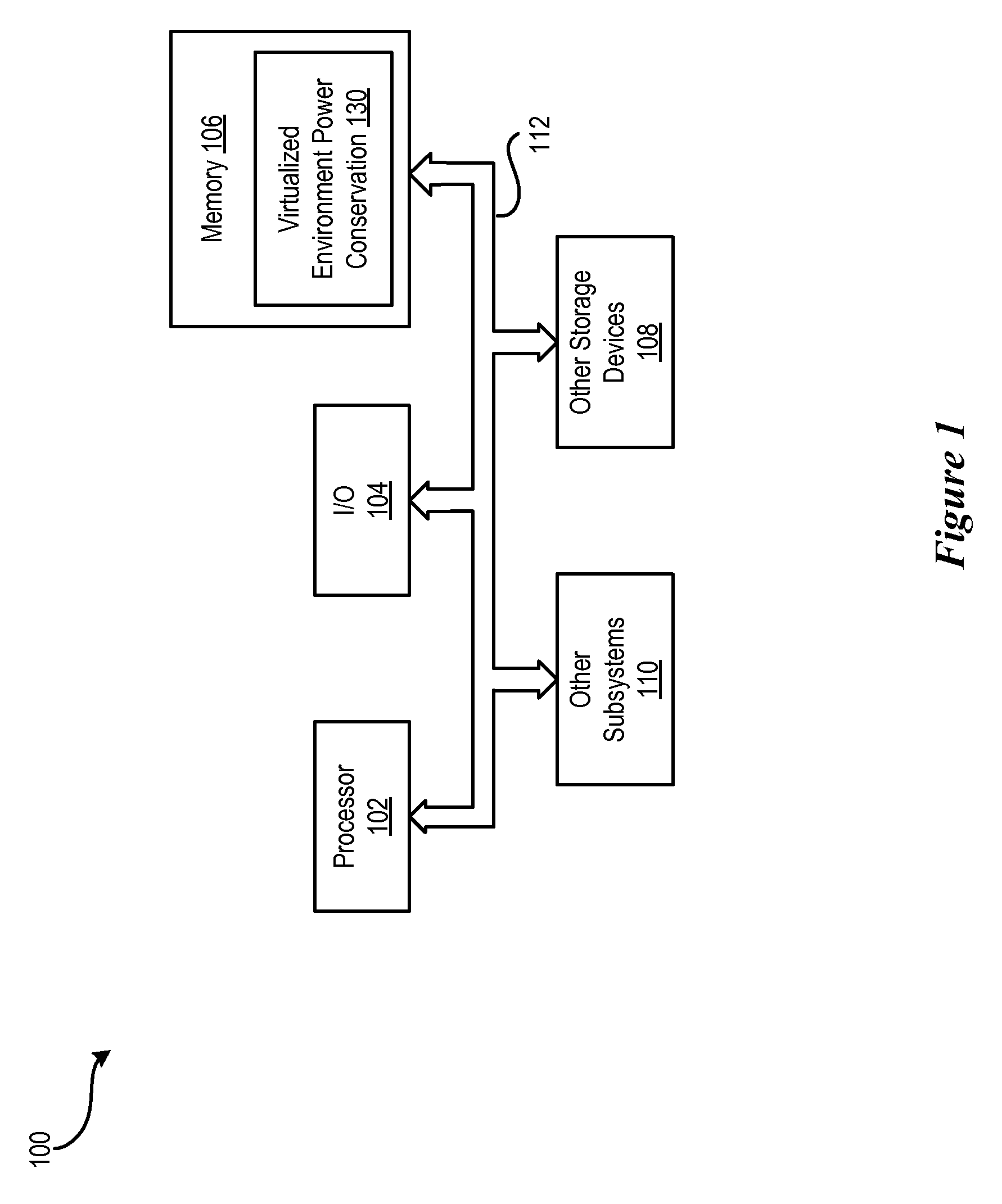 Method for power conservation in virtualized environments