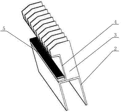 Device for contracting and releasing positioning block of beacon vessel