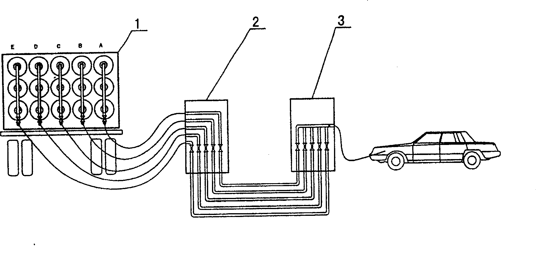 Non-power natural gas supplying system and method thereof