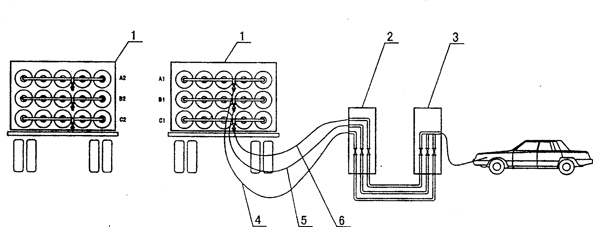 Non-power natural gas supplying system and method thereof