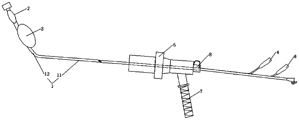 Novel clamping filling type double-capsule bronchus stopper