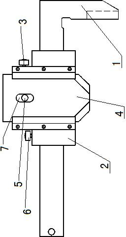 Caliper for bevel edge distance of membrane wall unit