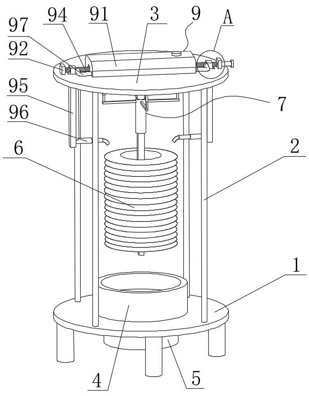 Glue binding device for electric porcelain finished product