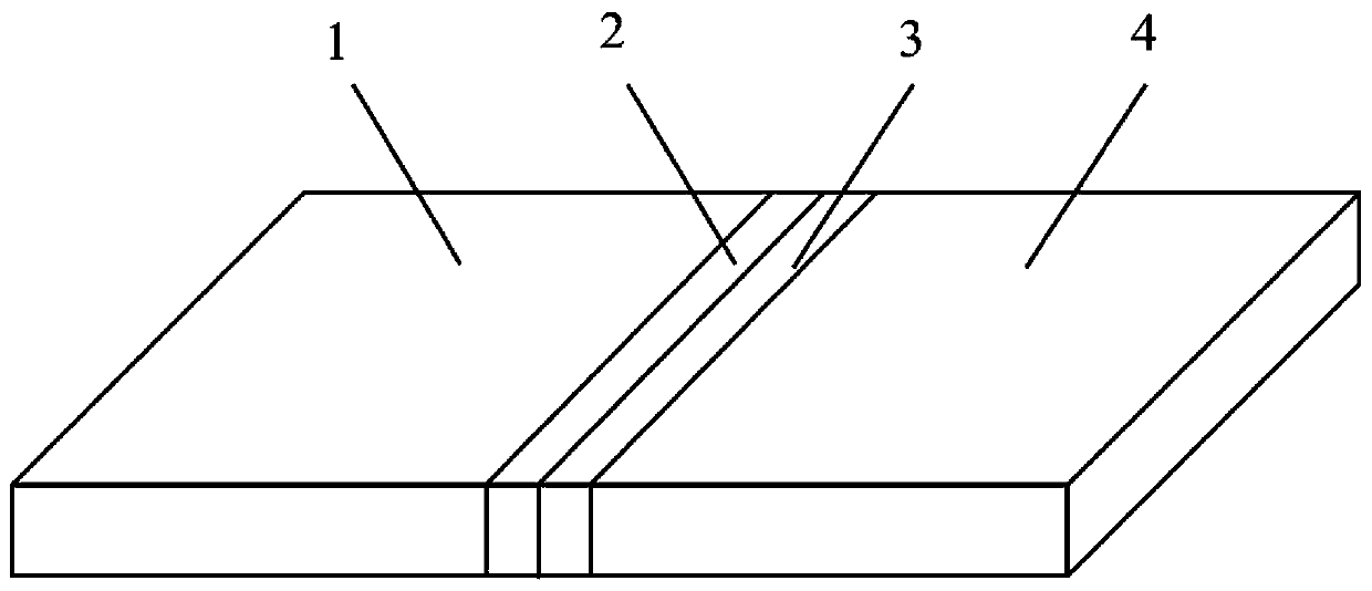 Titanium alloy and stainless steel dissimilar vacuum electronic beam welding method