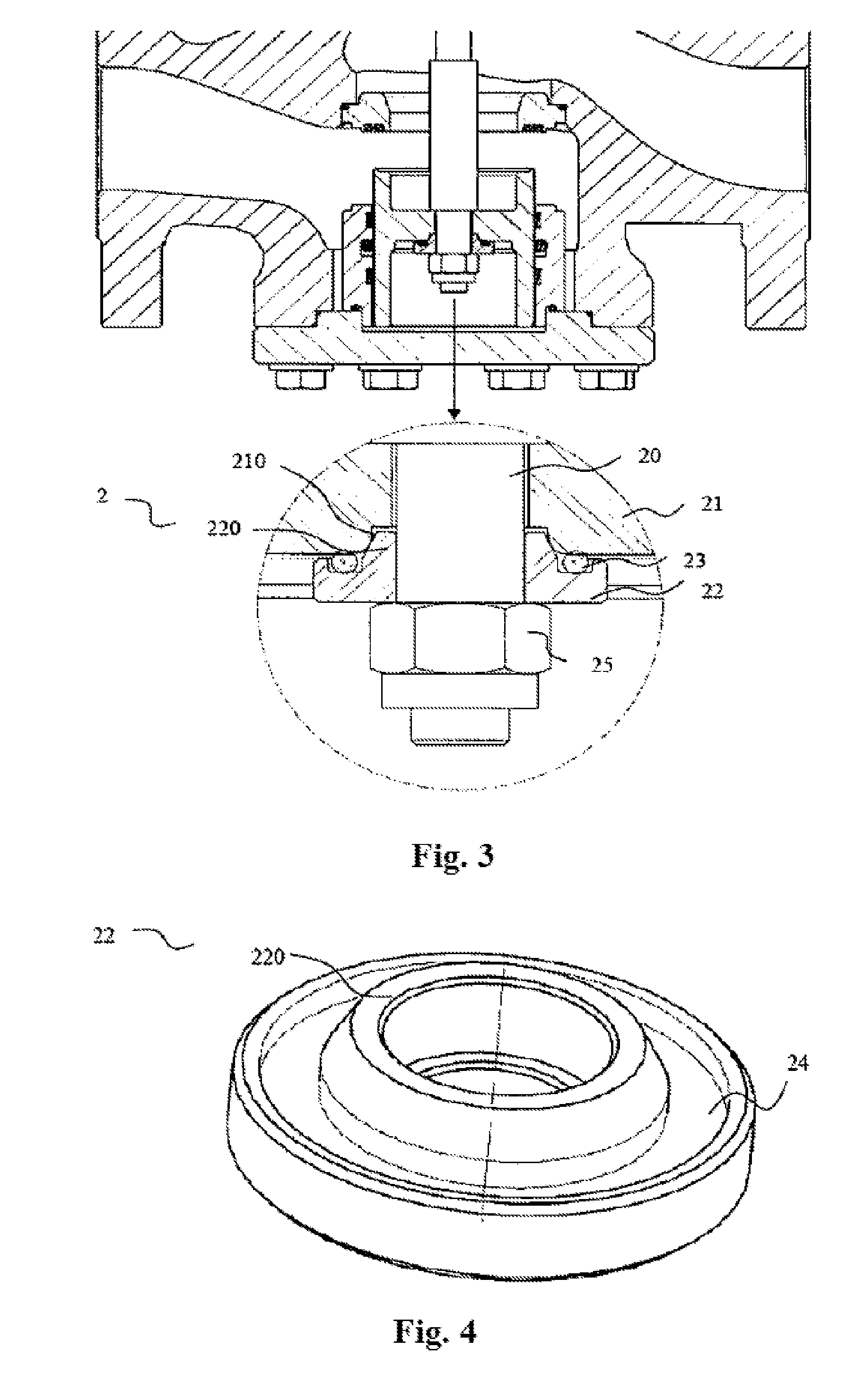 Valve Stem and Valve Core Assembly and Valve Comprising the Assembly