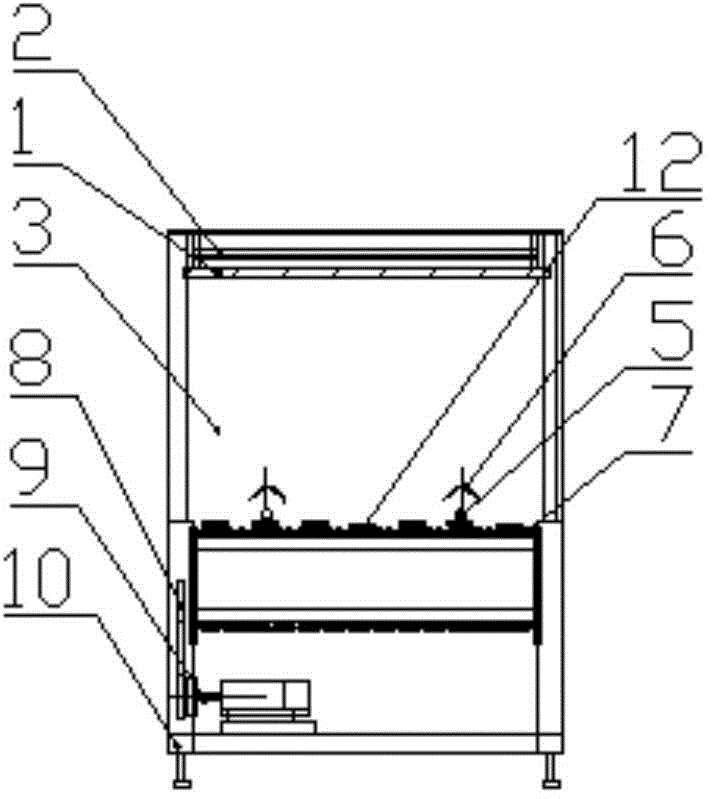 A high-infrared curing device and method for brake pad steel back