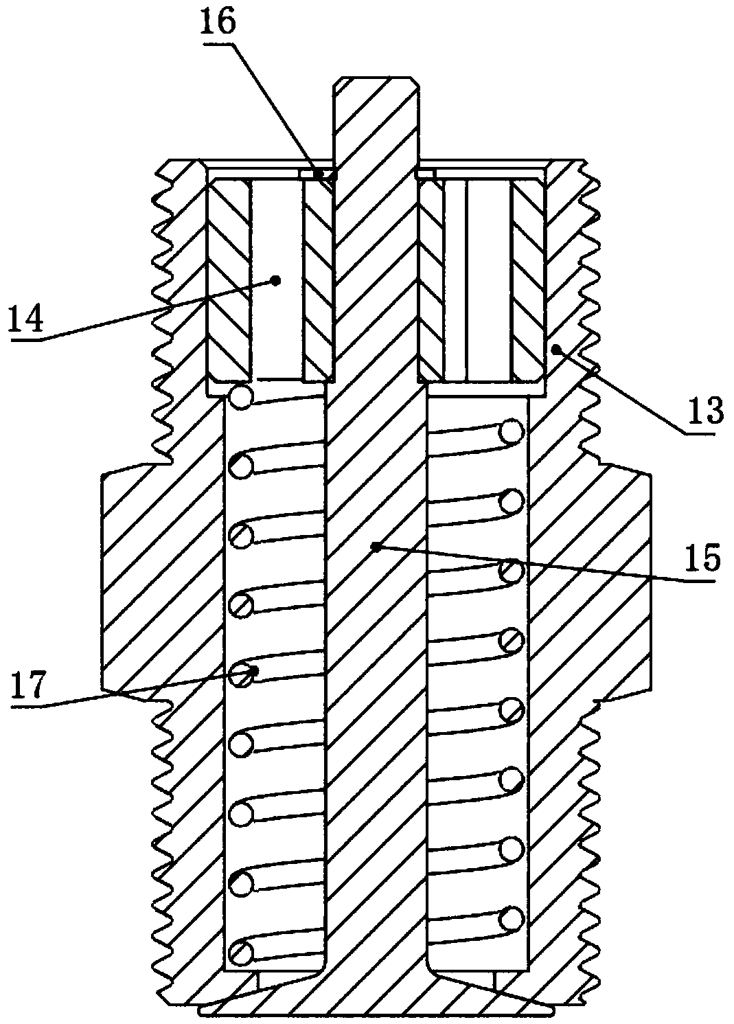 Spark detecting and extinguishing device for dust pipeline and spark detecting and extinguishing method