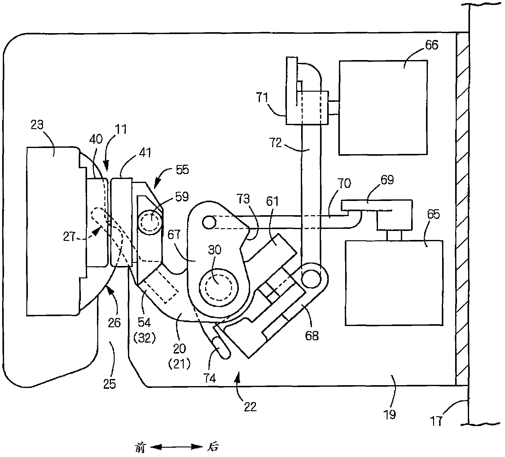 Hairiness reducing device and yarn winding device