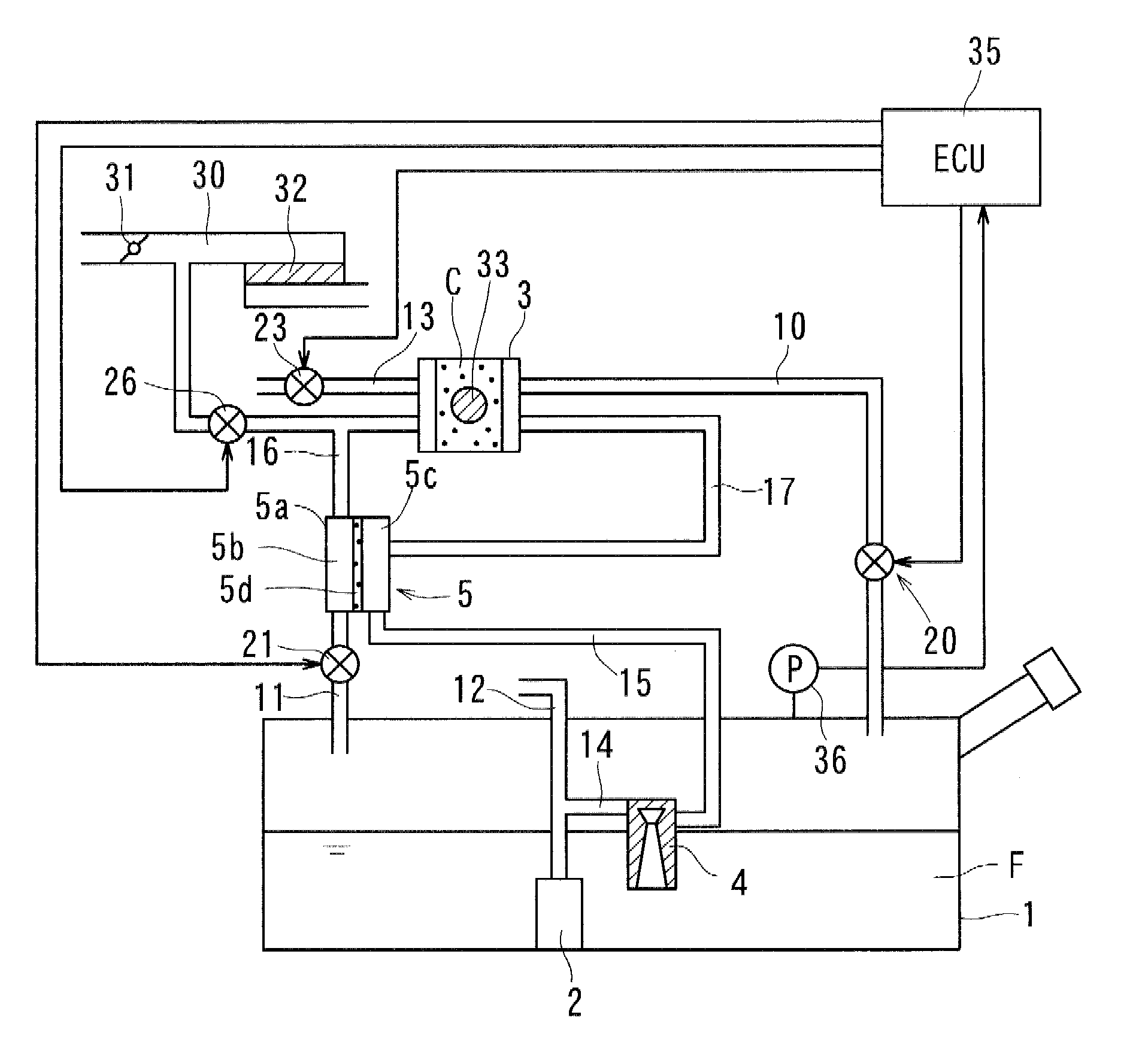 Fuel vapor recovery system