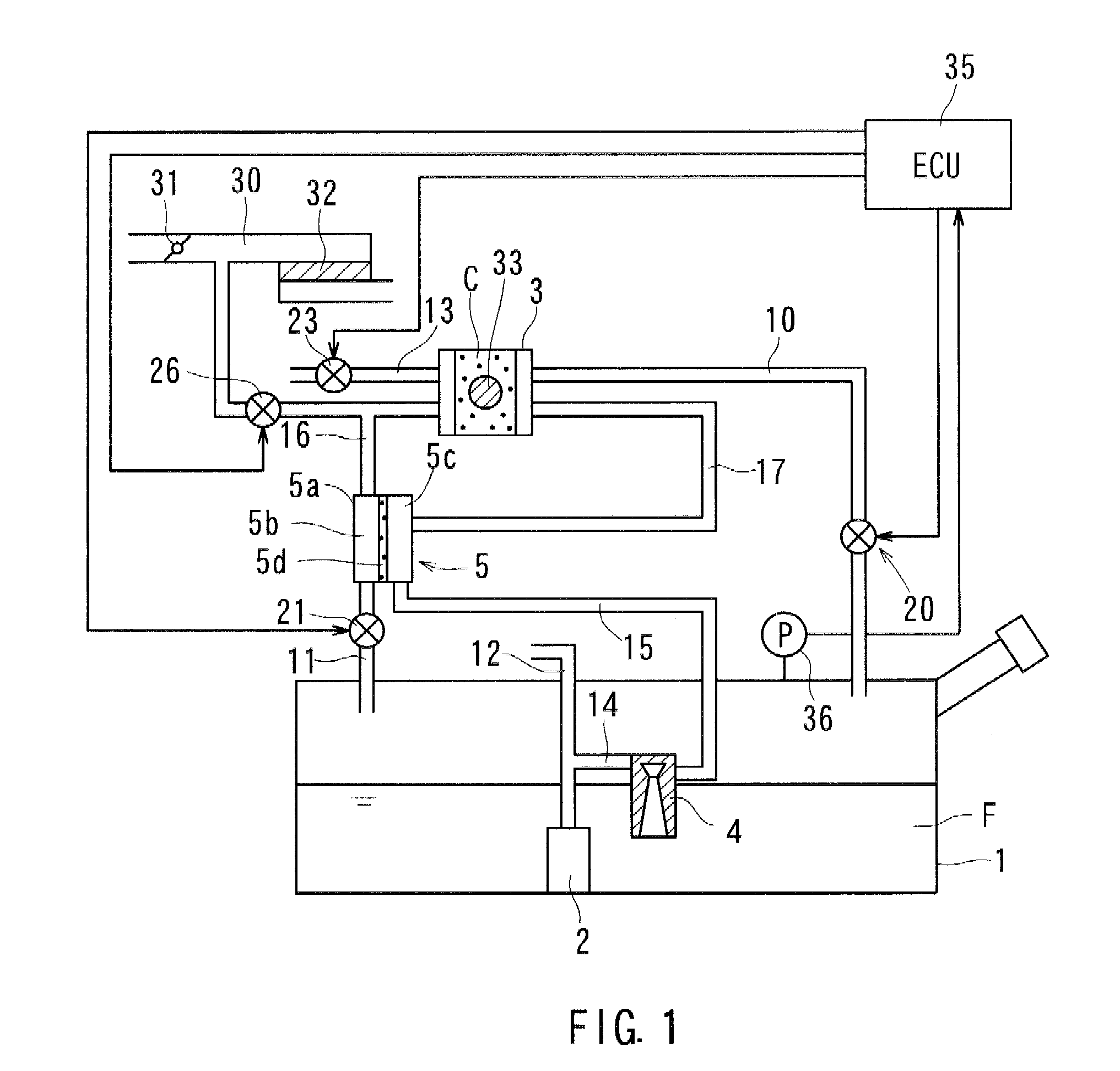 Fuel vapor recovery system