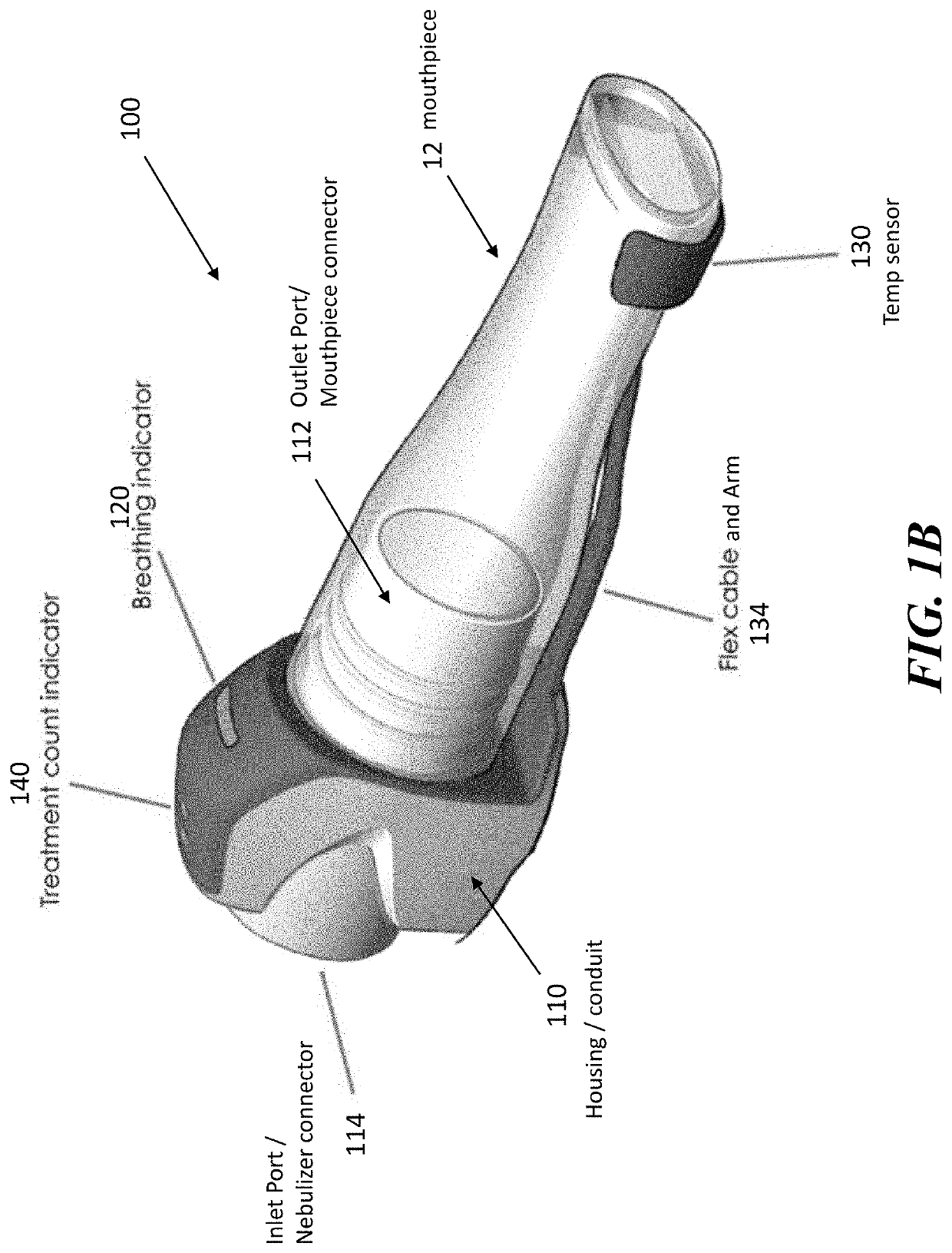 Nebulizer monitoring device, system and method