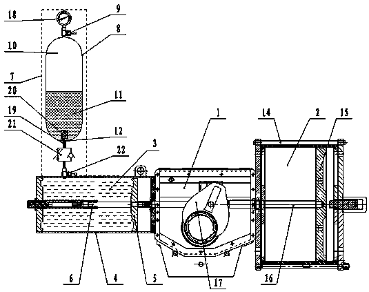 A valve actuator based on gas-hydraulic combined spring