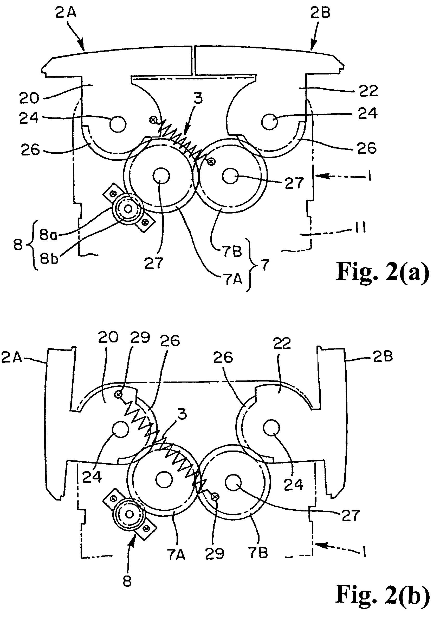 Cover opening and closing device
