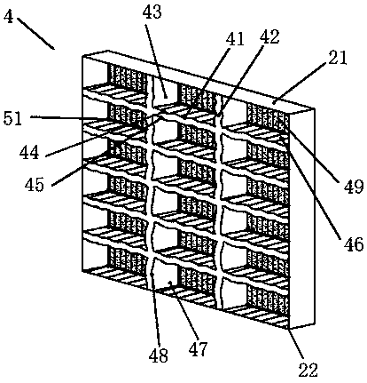 A fire-proof insulation board with aluminum profiles and injection-molded flame-retardant heat-conducting-heat-insulating components