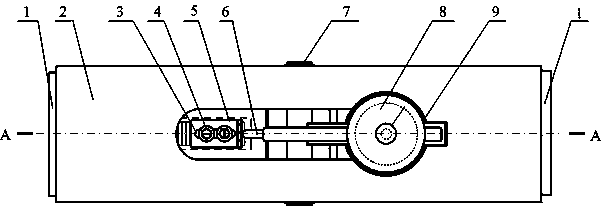 Detector for detecting axial displacement degree of coupling