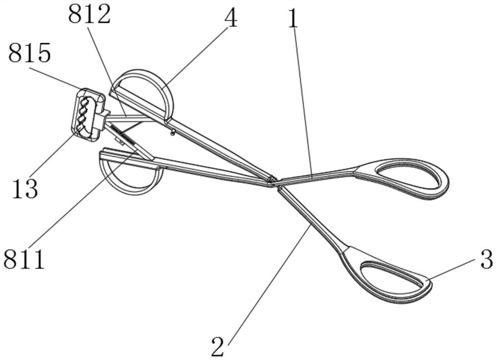 Obstetric forceps for obstetrics and gynecology department
