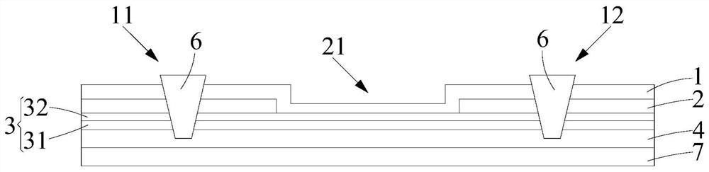 Broken line repairing method of array substrate and array substrate