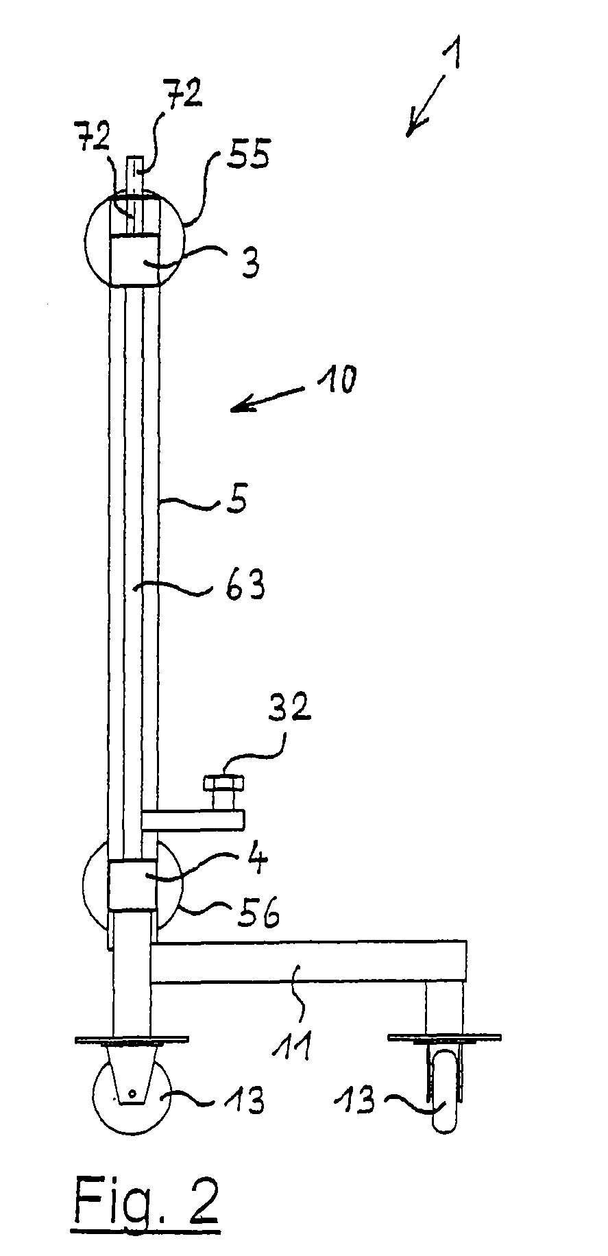 Cascade unit for a heating system with two or more heating boilers